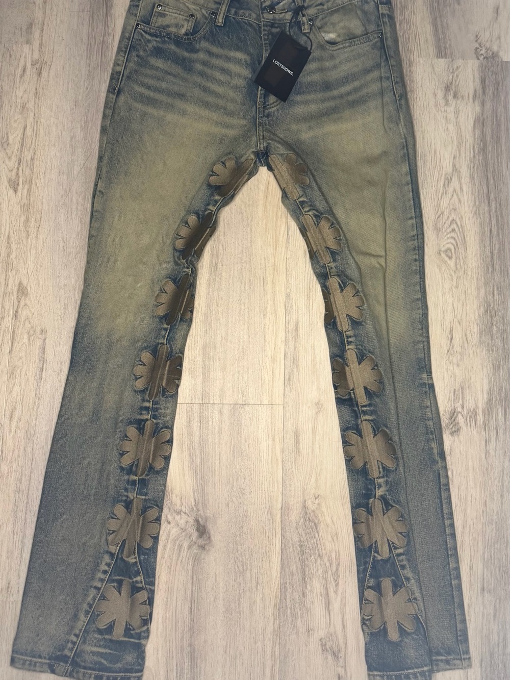 LOST SHDW DIRTY DENIM TITANIUM SZ 34 NEW WITH TAG AUTHENTIC